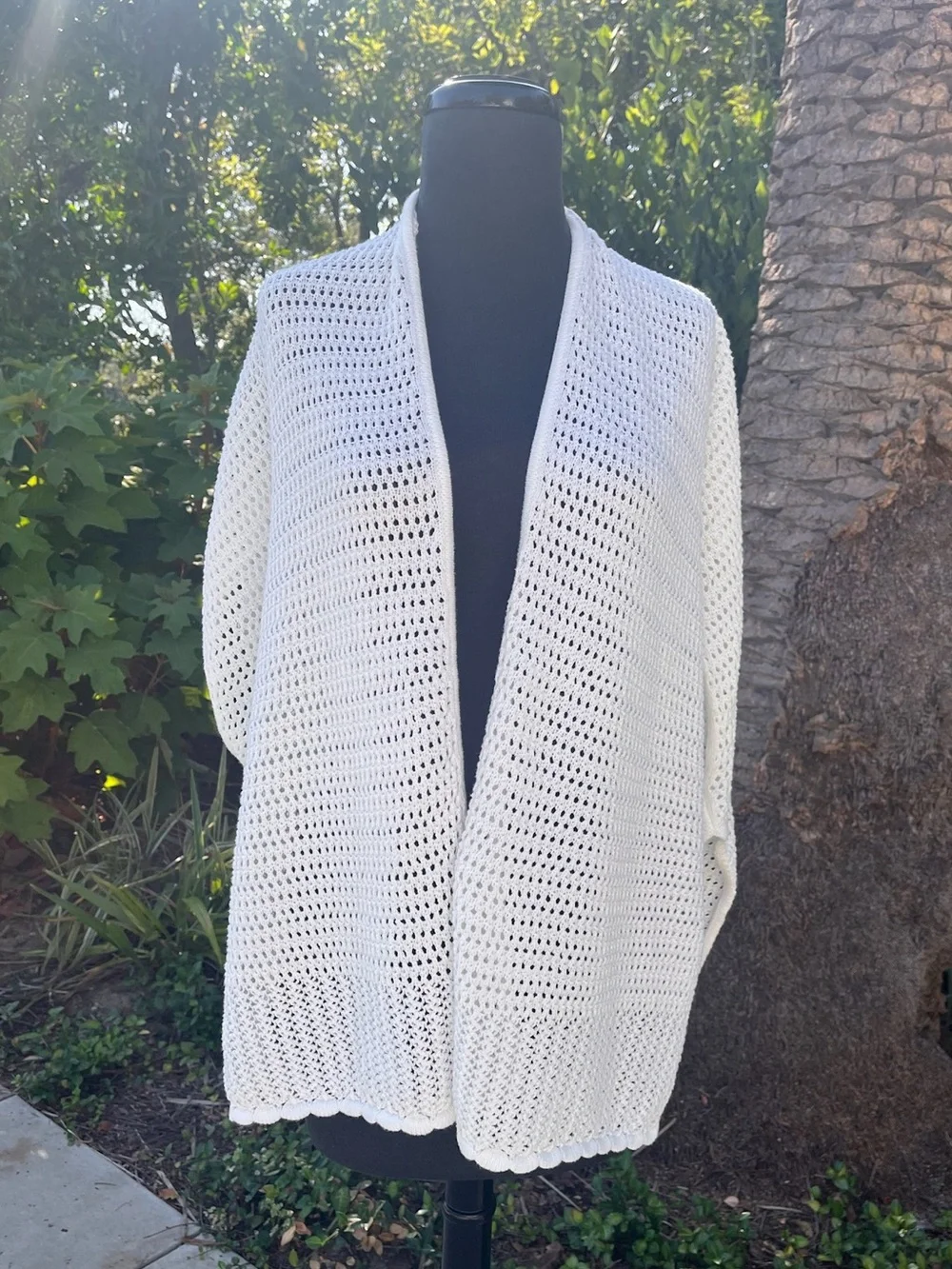 J. Crew open-weave sweater cardigan  - One Size